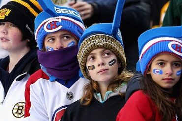 Lorsque vous attendez que la rondelle tombe pour le #WinterClassic aujourd'hui ....