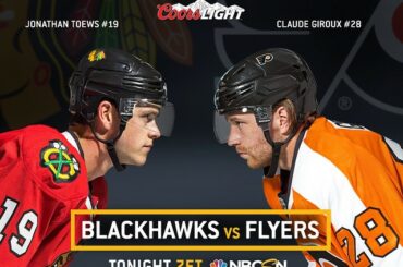 Kimmo Timonen et les @nhlblackhawks rendent visite aux @philadelphiaflyers ce soir. #CHI ...