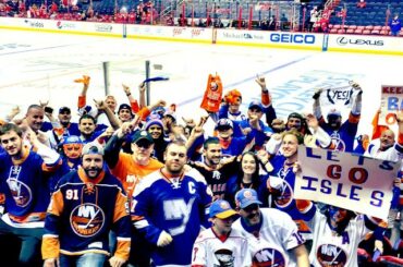 Tic-Tac, c’est presque # Game7 heure et les fidèles de @ny_islanders ont fait le tr ...