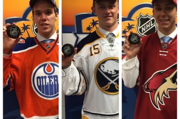 Un deux trois. #NHLDraft ...
