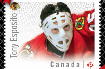 HHOF, intronisé en 1998 et gardien de but épique, Tony O obtient un #HockeyHolidays @canadapost ...