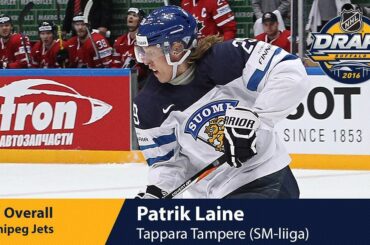 Avec le deuxième choix dans le #NHLDraft 2016, les @nhljets Patrik Laine ....
