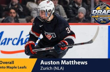 Avec le premier choix dans le #NHLDraft 2016, les @mapleleafs sélectionnent Auston Matthew ...