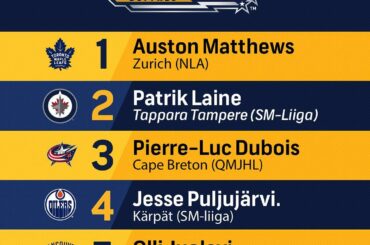Le Top 5 des #NHLDraft ....