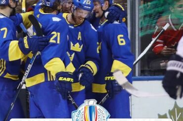 L'équipe de Suède a battu l'équipe de Finlande pour rester invaincue. # WCH2016 ...