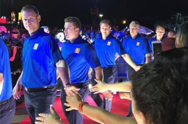 Certains fans aiment la courtoisie de l'équipe de Finlande. # WCH2016 ...