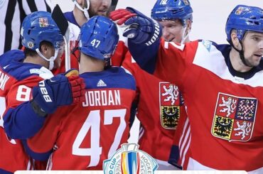 La République tchèque rentre à la maison avec une victoire à la fin du jeu en groupe. # WCH2016 ...
