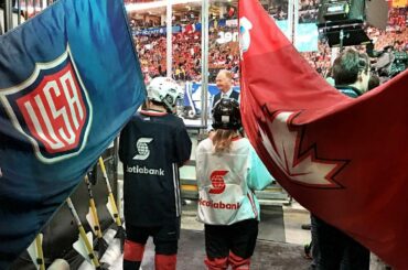 Très bien les patineurs @scotiahockey, préparez vos drapeaux. # WCH2016 ...
