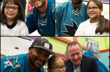 Les @sanjosesharks ont surpris les élèves du primaire avec de nouvelles lunettes ...
