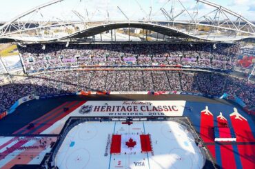 Rien de tel que le hockey sur air frais. #HeritageClassic ...