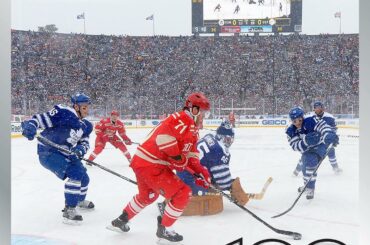 Capsule # NHL100 Time: Le 1er janvier 2014, les @DetroitRedWings et @MapleLeafs se sont réunis à ...