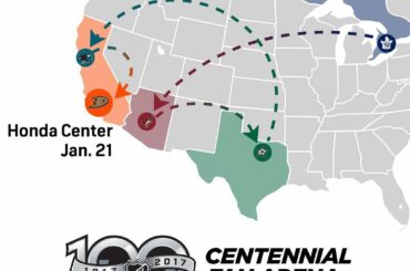 A ton tour, Anaheim! Musée de hockey # NHL100 Fan Arena, VR Zamboni & #StanleyCup à l'honneur ...