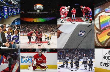 Merci à tous ceux qui nous ont aidé à montrer que #HockeyIsForEveryone. Gardons le spre ...