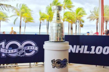 Stanley + à Fort Lauderdale Beach. # NHL100 ...
