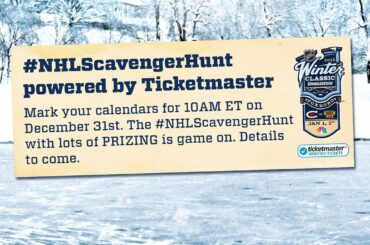 Appel à tous les fans de la région de Boston: Demain à 10h, il y aura un #NHLScaveng ...