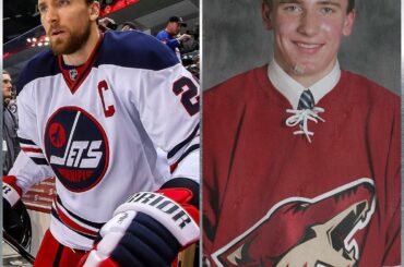 On dirait que Blake Wheeler a pris un peu de menton juste avant le repêchage. # NHL100 ...