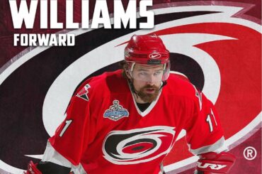 C'est un grand retour pour Justin Williams. Y aura-t-il un pour les séries éliminatoires? # 31 ...