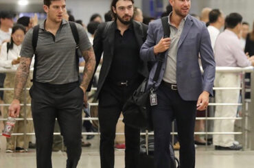 En route pour les #NHLChinaGames ....