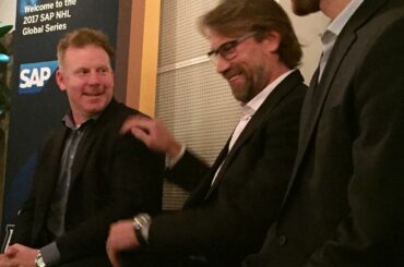 Entretien avec les grands noms de la LNH, Daniel Alfredsson et Peter Forsberg, un ...