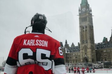 @ erikkarlsson65 est prêt pour le # NHL100 Classic ....