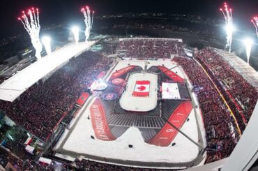 Quel spectacle, Ottawa. # NHL100 ...