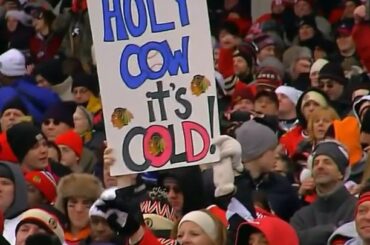 Les prévisions pour la Classique hivernale Bridgestone NHL de 2018: 21 ° F
Alors prenons un ...