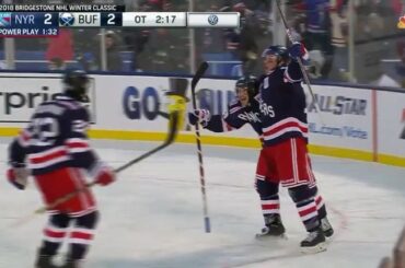 Les @NYRangers ont amélioré leur score à 4-0-0 dans les matchs de plein air grâce à J.T. Miller @EASPO ...