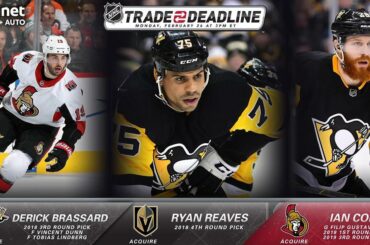 Accord à trois entre les @senators, les @penguins et les @vegasgoldenknights. C'est un ...