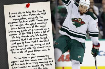 Chris Stewart fait ses adieux au @MinnesotaWild. #nhltradedeadline ...