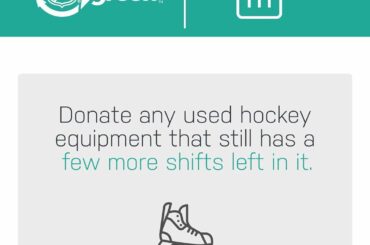 La LNH a recyclé plus de 4 000 livres d'équipement de hockey en 2017 afin de ...