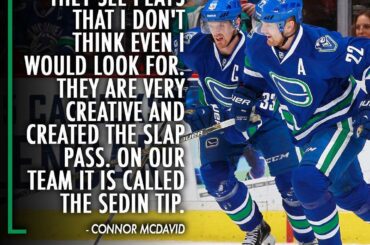 Louanges de @ McDavid97. #ThankYouSedins (Citation via TW / JasonGregor) ...