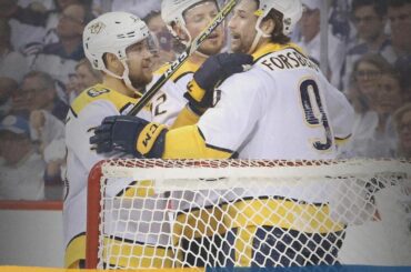 La domination pure de @forsbergfilip et du @predsnhl dans celui-ci pour forcer # Game7 ...
