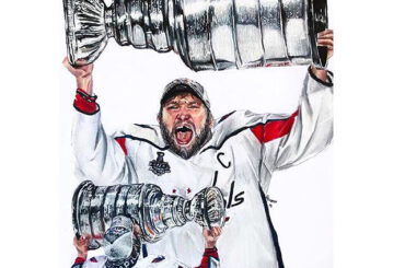 Dessin irréel de @aleksandrovechkinofficial par @rebeccathomsonart !!! #StanleyC ...