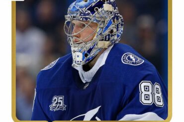 Le gagnant du meilleur masque de gardien de but est ... @ andreivasilevskiy88! Sa cage change de col ...