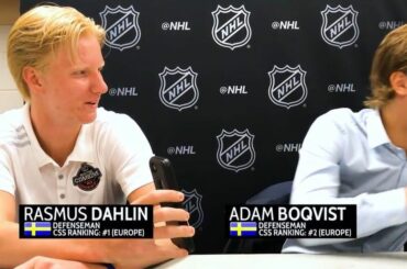 #NHLDraft prospect @ adamboqvist32 était plutôt confiant dans son instag modèle-esque ...