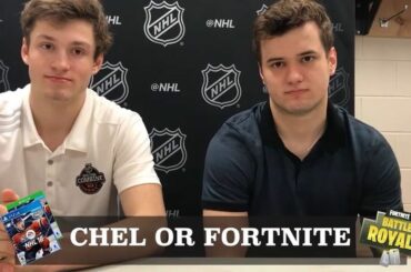 Nous avons posé quelques questions de tir rapide aux prospects de #NHLDraft.
Comment discutable sont s ...