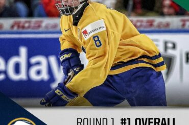 Avec le premier choix dans le #NHLDraft 2018, les Sabres de Buffalo sélectionnent Rasmus Dahl ...