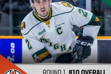 Les @EdmontonOilers complètent le top 10 avec Evan Bouchard! #NHLDraft ...