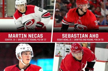 Avec @ andrei_svechnikov_14 à l'avant-garde, les @nhlcanes ont une grande quantité de ...