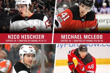 Les @NJDevils sont déjà parmi les plus jeunes équipes de la ligue et il y a beaucoup de m ...