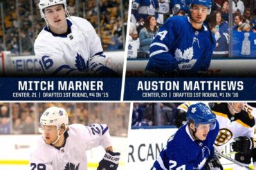 Pas mal comme groupe d’attaquants âgés de 22 ans et moins pour le @MapleLeafs,
