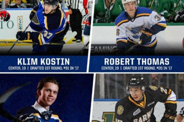 La composition de départ des @stlouisblues est presque un verrou, mais il y en a quelques-uns ...