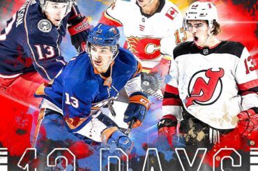 Plus que 13 jours avant que des gars comme @ camatkinson13, @ barzal97, @ johngaudreau03 et ...