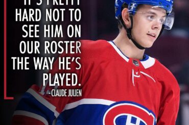 Pour certains, le @CanadiensMTL a été pris par @jesperikotkaniemi no 3, un choc…