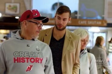Lors de la finale de la saison de #BehindTheGlass, les @NJDevils font le voyage d'une vie ...