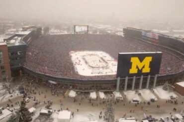 Plus de 100 000 fans se sont rassemblés dans The Big House en 2014 pour voir les @mapleleafs vaincre les ...