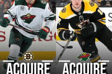 Les @nhlbruins et @minnesotawild ont procédé à un échange menant au #NHLTradeD ...