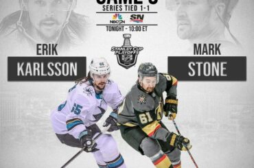 Nous sommes égalisés ici à la pièce. Qui avez-vous entre les @vegasgoldenknights ...