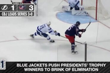 Les @BlueJacketsNHL et les @NY_Islanders prennent 3-0 en séries, @ MStoner61 pic ...