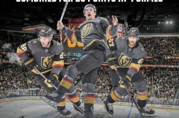 La "deuxième" ligne de @vegasgoldenknights a fait l’objet d’une TEAR dans le #StanleyCup Play ...
